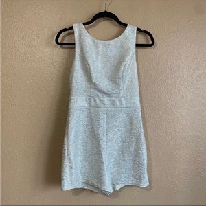 New Ark And Co Metallic Romper Woman's Size Small